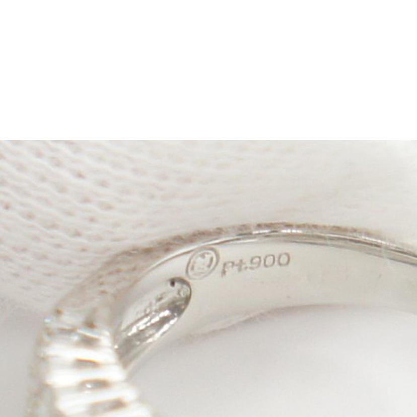 Pt900エメラルドダイヤリング0.36/D0.70ct//ABランク/64