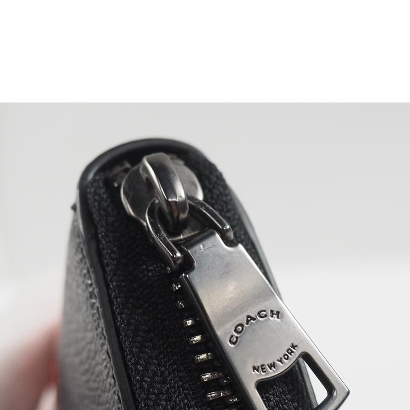 COACH コーチ/ラウンドファスナー長財布/シグネチャーカモフラプリント/マルチ黒赤/87189//ABランク/79
