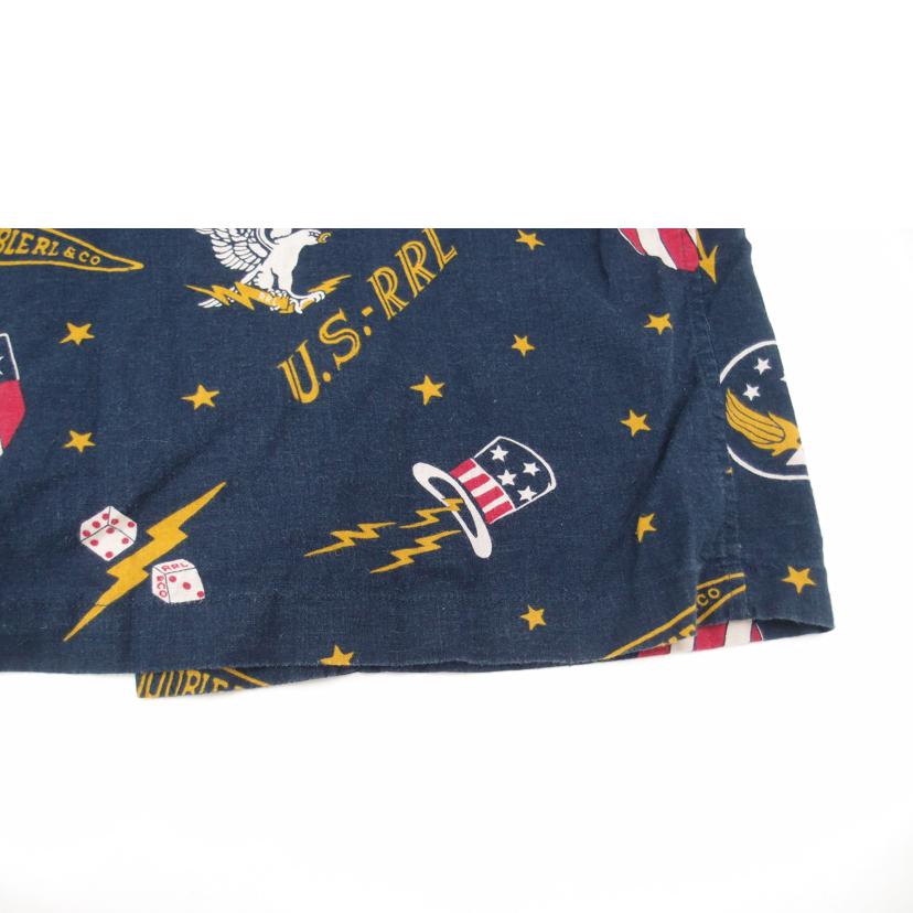 RRL ダブルアールエル ラルフローレン/バーシティロゴバケーションシャツ//ABランク/69