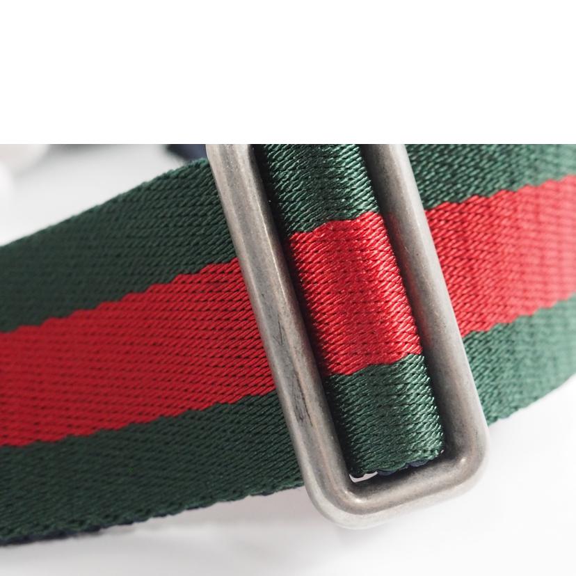 GUCCI/エンブロイダリ タイガー ボディバッグ/523323//213***/ABランク/79