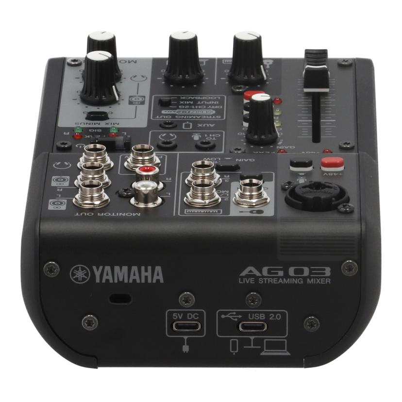 YAMAHA ヤマハ/ウェブキャスティングミキサー/AG03MK2//21YGDI05137/Aランク/75