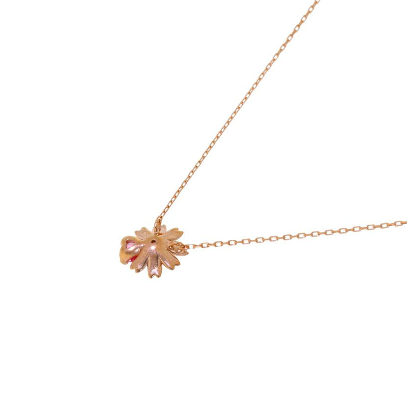 / K10ピンクサファイアネックレス//ABランク/09