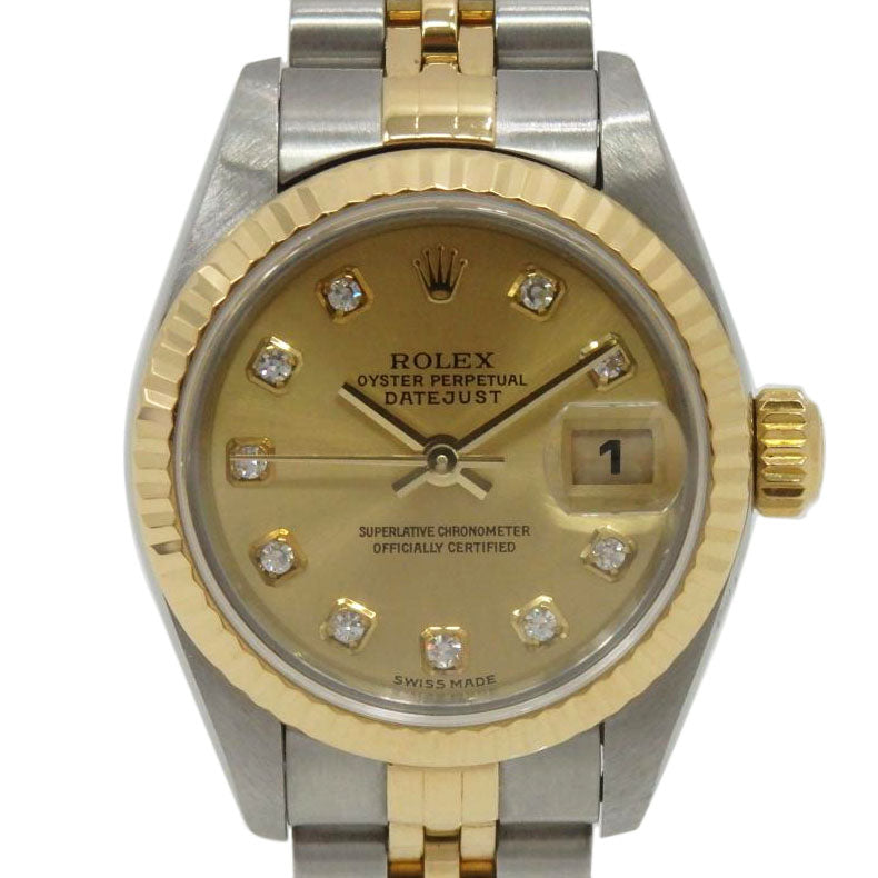 ROLEX ロレックス/DATE JUST/10P/ダイヤ/79173G//Y49****/ABランク/77