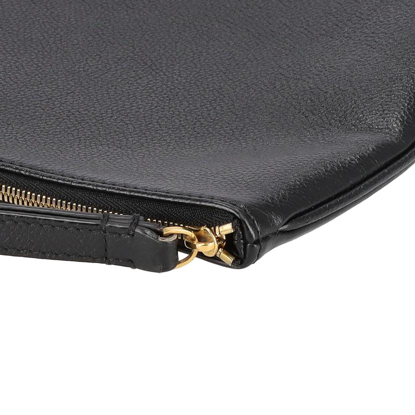 BALENCIAGA バレンシアガ/バレンシアガレザーロゴクラッチバック/594350//ABランク/75