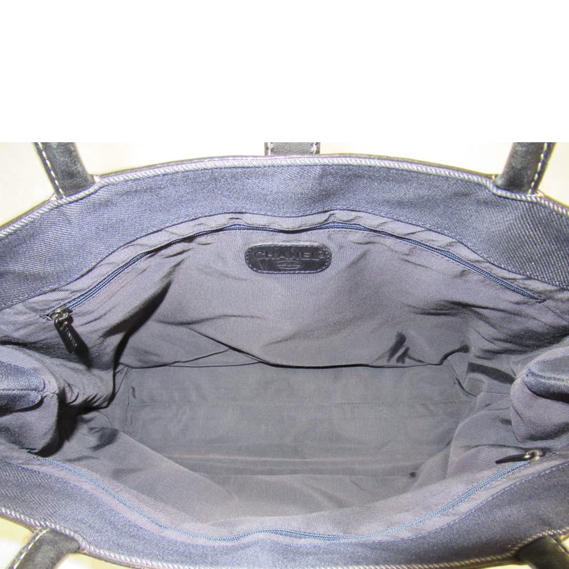 CHANEL シャネル/ターンロック/デニムトート//611****/ABランク/63