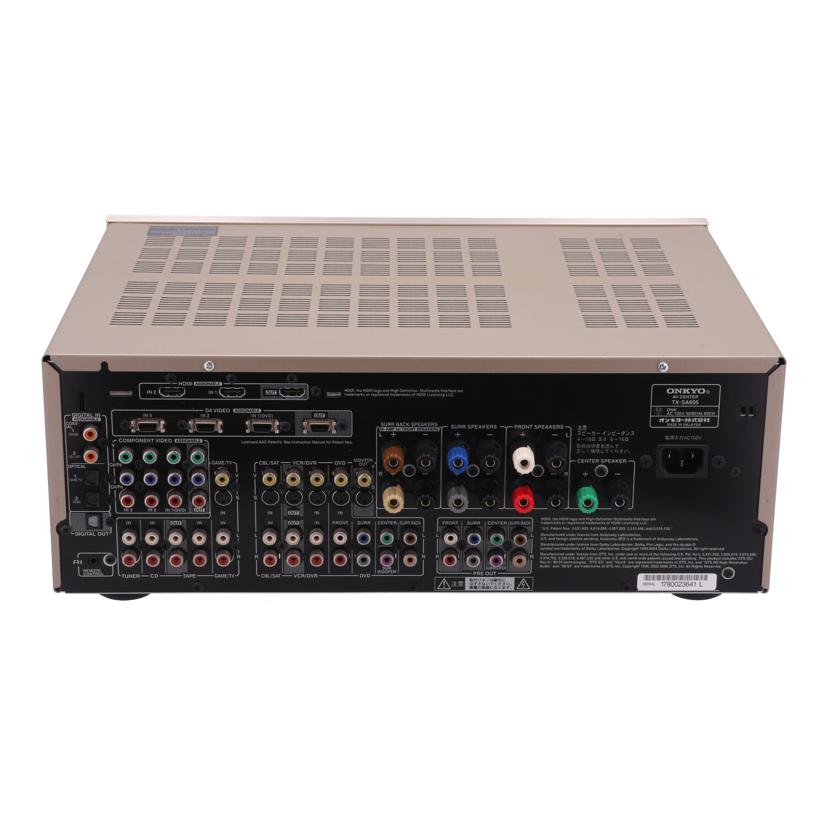ONKYO オンキヨー /AVアンプ/TX-SA605//1780023641/Bランク/77