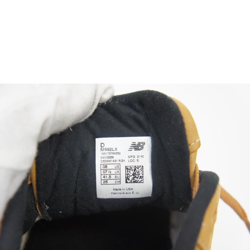 new balance new balance/M992LX made in U.S.A/M992LX//ABランク/85
