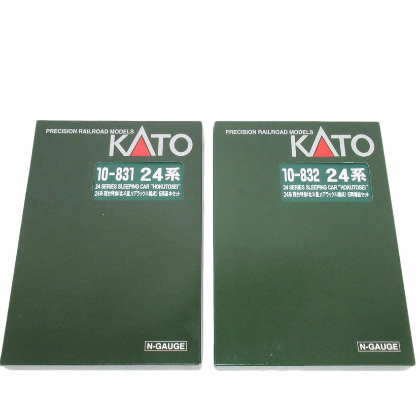 KATO/Nゲージ/24系 寝台特急「北斗星」(デラックス編成)6両基本+増結セット/10-831・10-832//Aランク/63