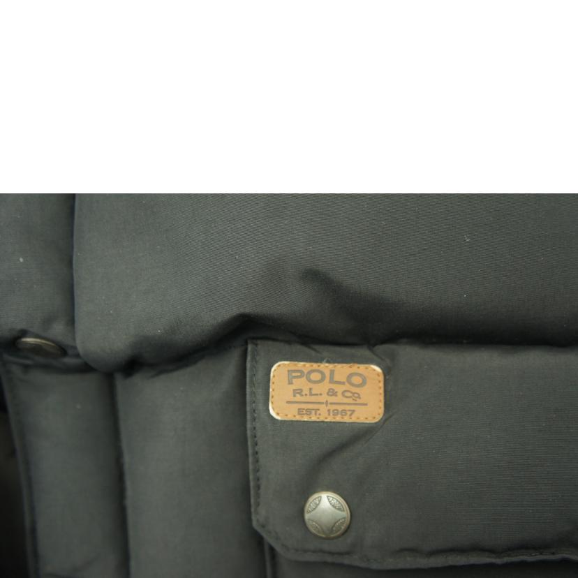 Ralph Lauren ラルフローレン/ダウンベスト/ブラック×ブラウン//ABランク/18