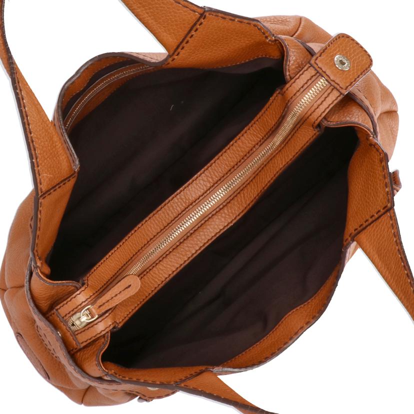 TODS トッズ/TODS レザーハンド/キャメル//ABランク/75