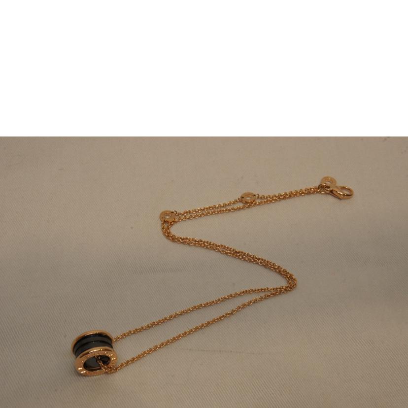 BVLGARI ブルガリ/K18PG B-zero1セラミックネックレスブラック//☆2337AL/Aランク/92