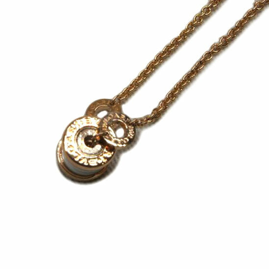 BVLGARI ブルガリ/K18PG B-ZERO1セラミックブレスレットホワイト//☆881VI/Aランク/92