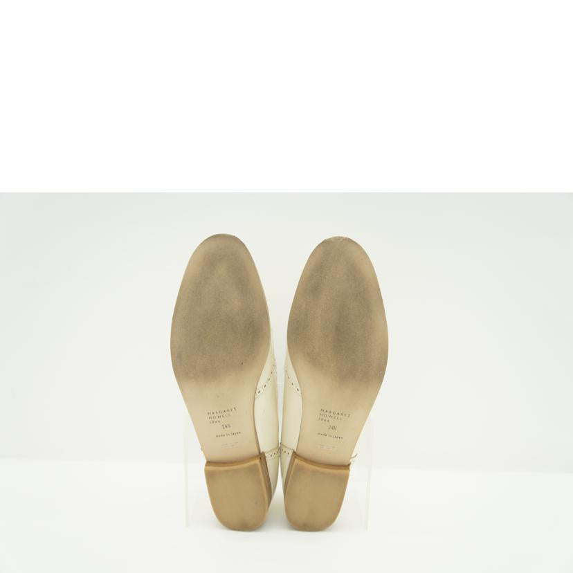 MARGARETHOWEL マーガレットハウエル/タッセルローファー/白//ABランク/75