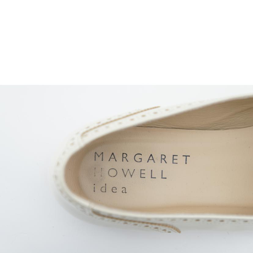 MARGARETHOWEL マーガレットハウエル/タッセルローファー/白//ABランク/75