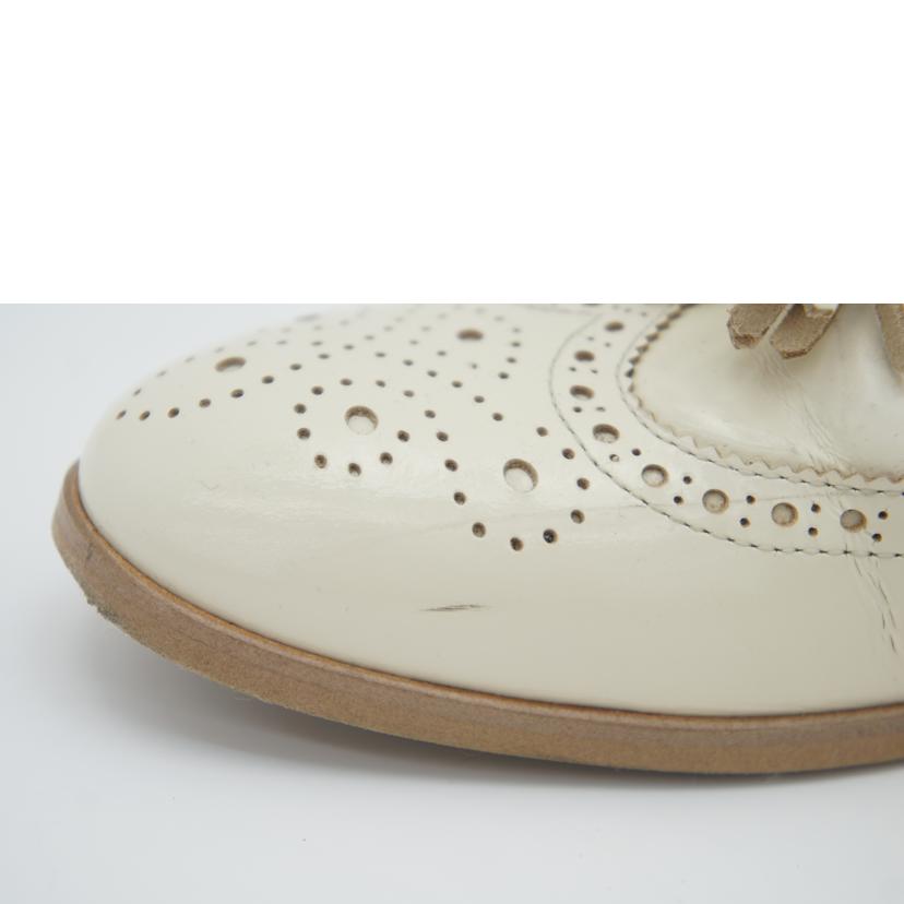 MARGARETHOWEL マーガレットハウエル/タッセルローファー/白//ABランク/75