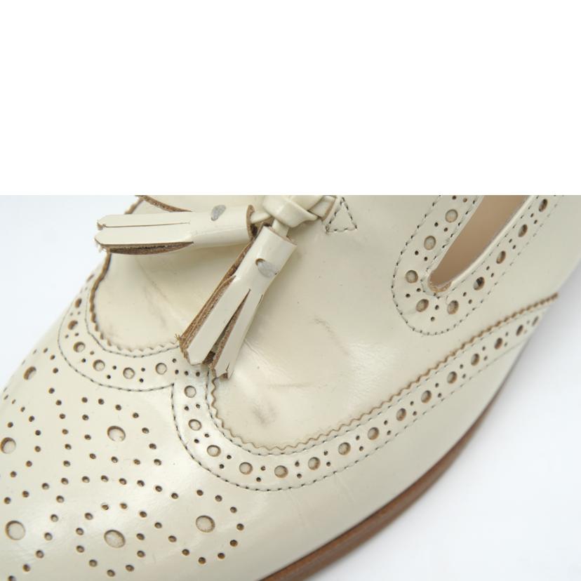 MARGARETHOWEL マーガレットハウエル/タッセルローファー/白//ABランク/75