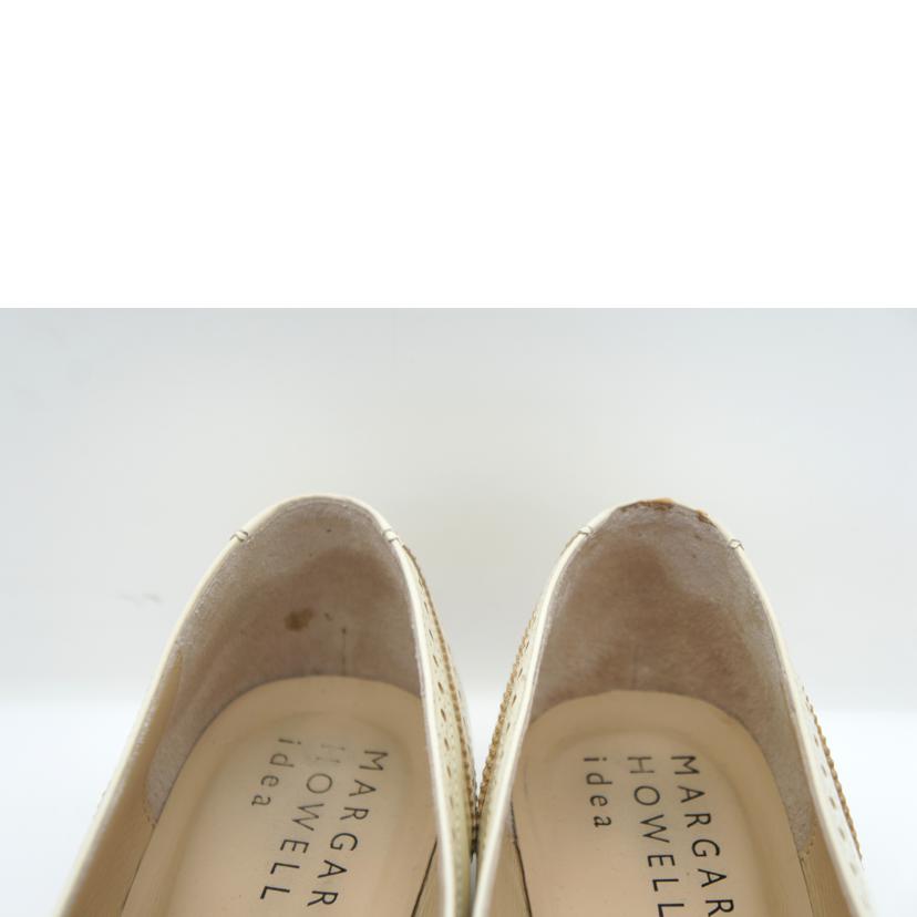 MARGARETHOWEL マーガレットハウエル/タッセルローファー/白//ABランク/75