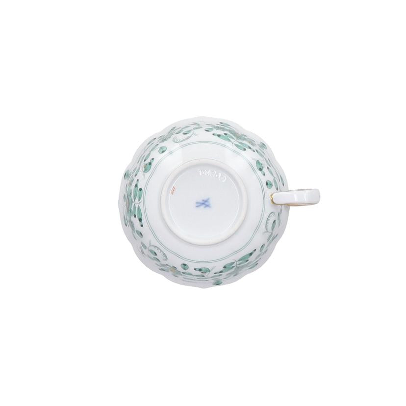 マイセン/インドの華 リッチグリーン1客//Aランク/19