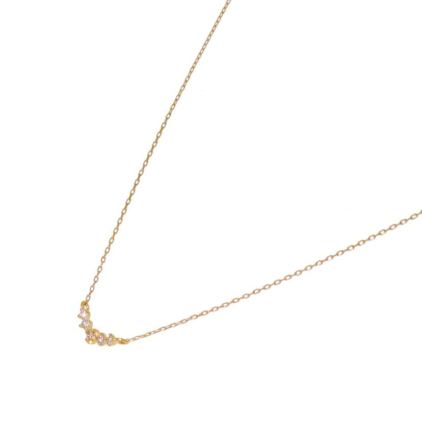 / K10ダイヤネックレス//Aランク/71