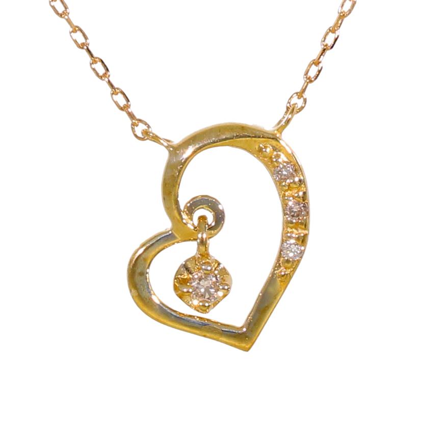 / K10ダイヤネックレス//ABランク/09