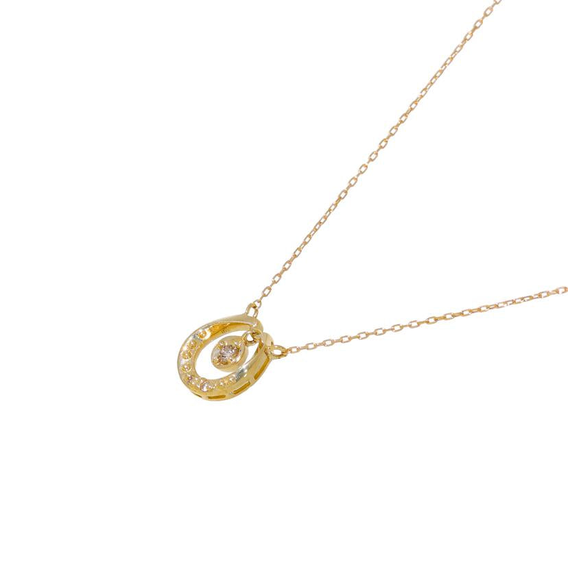 / K10ダイヤネックレス//ABランク/09