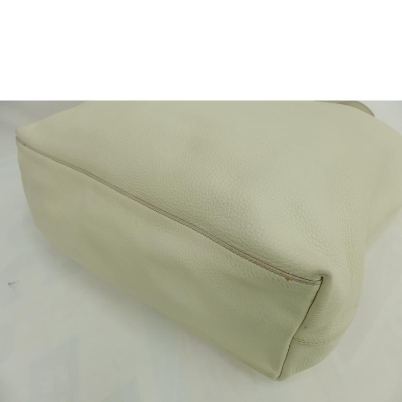 PRADA プラダ/レザーラージトート/白/9264821156761//Bランク/82