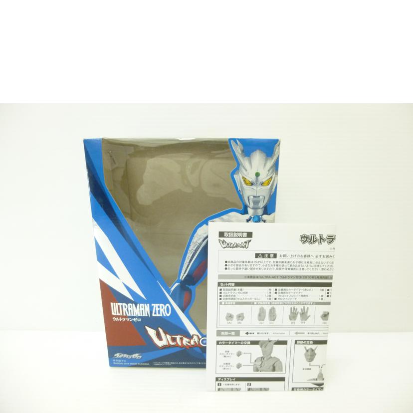BANDAI バンダイ/ULTRA-ACT ウルトラマンゼロ 「大怪獣バトル ウルトラ銀河伝説 THE MOVIE」 初回特典(レオゼロダブルフラッシャーエフェクト)付/2221622//ABランク/88