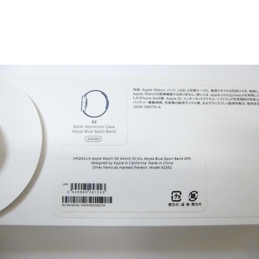 APPLE アップル/AppleWatch/MKQ43J/MKQ43J//H4HH42C5Q07W/ABランク/88