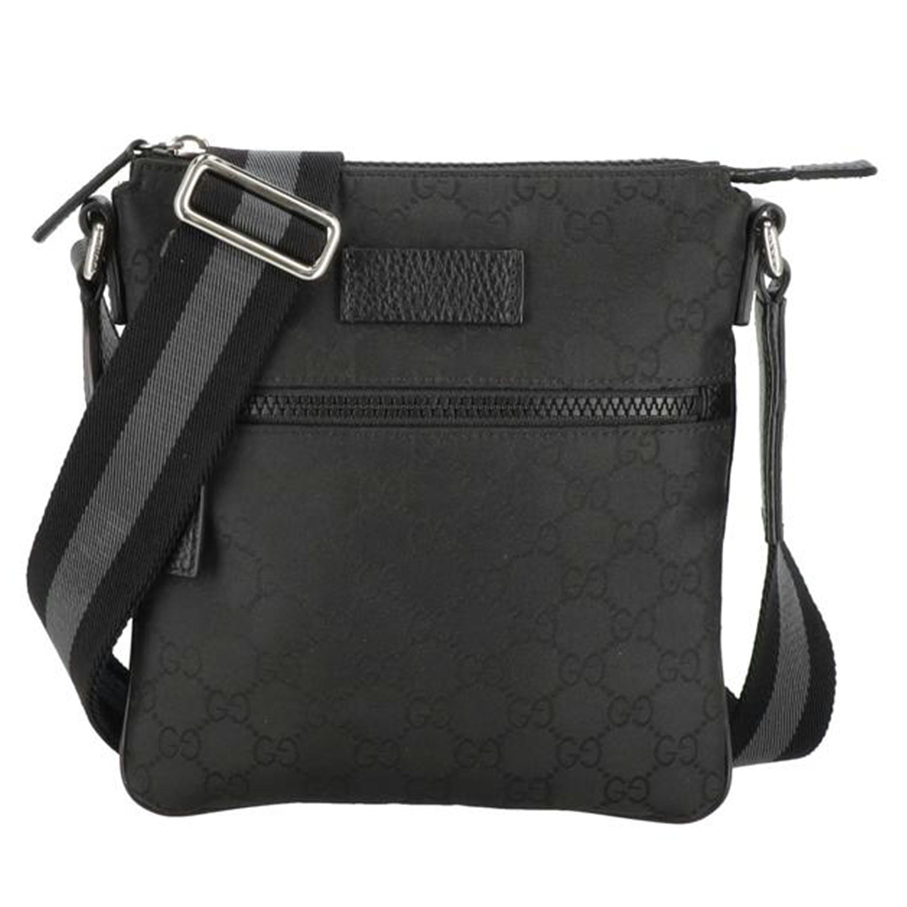 GUCCI グッチ/GGナイロン/ショルダーバッグ/ブラック/449183//520***/Aランク/18