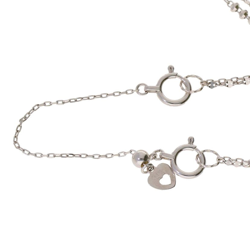 / K18WGネックレス//Aランク/05