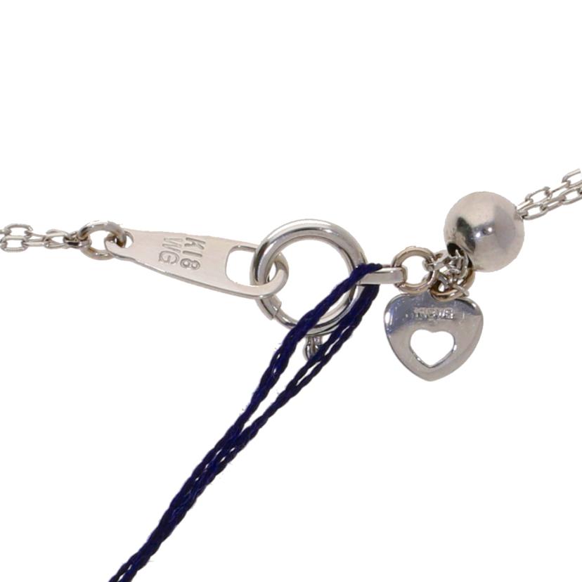 / K18WGネックレス//ABランク/09