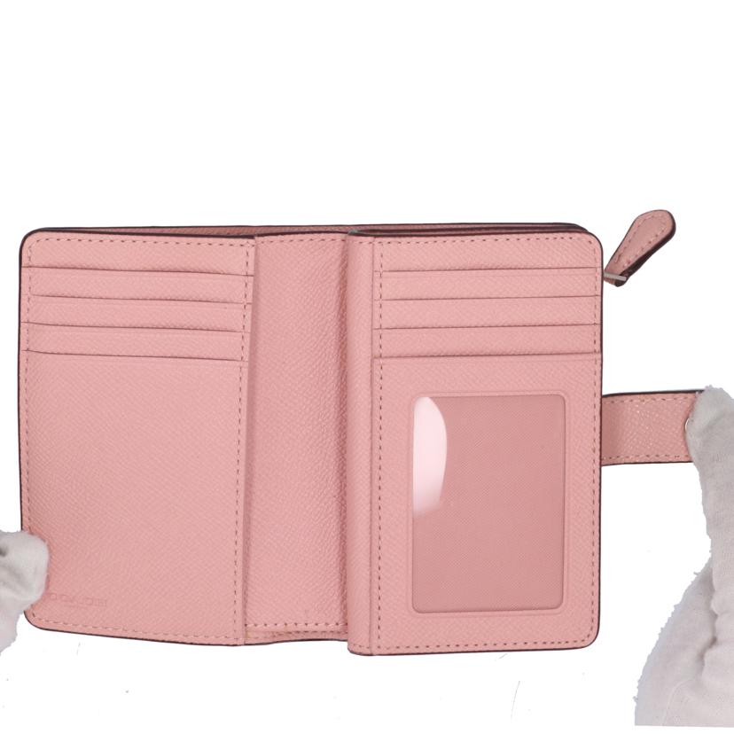 COACH コーチ/レザー ラウンドファスナーコンパクトウォレット/F11484//K18**/ABランク/70