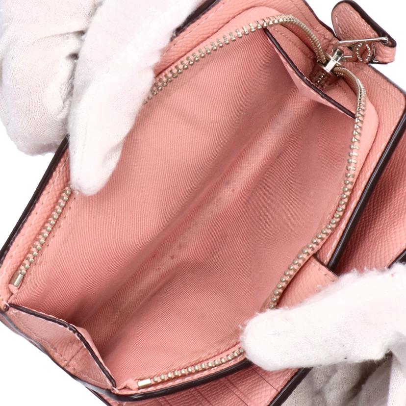 COACH コーチ/レザー ラウンドファスナーコンパクトウォレット/F11484//K18**/ABランク/70