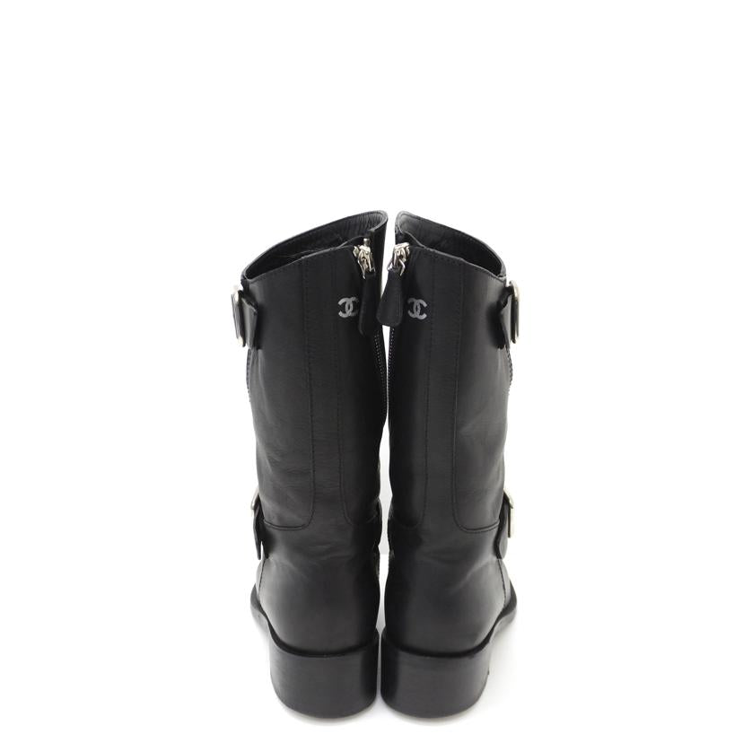 CHANEL シャネル/◇サイドジップファスナーブーツ/表記サイズ38C//ABランク/88