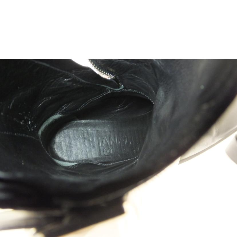CHANEL シャネル/◇サイドジップファスナーブーツ/表記サイズ38C//ABランク/88