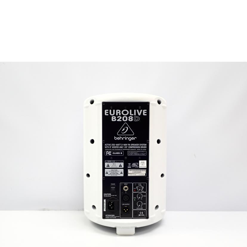 behringer behringer/パワードスピーカー/EUROLIVE B208D//S1400294A0N/Bランク/62