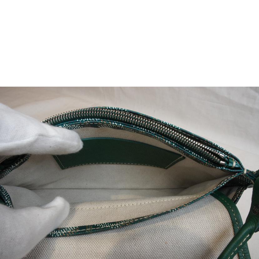 GOYARD ゴヤール/プリュメ/ポシェットポーチショルダー/グリーン//Aランク/92