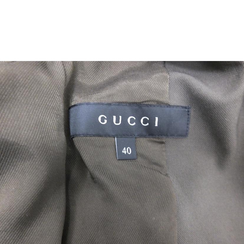 GUCCI グッチ/◇レディースジャケット/カーキ/サイズ40//Bランク/88