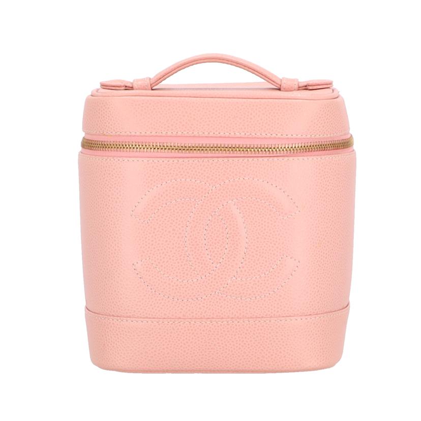 CHANEL シャネル/ココマークキャビアスキン/バニティバッグ/ピンク//881****/ABランク/18