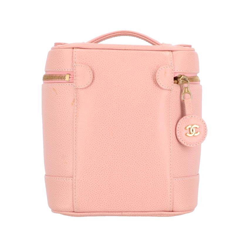 CHANEL シャネル/ココマークキャビアスキン/バニティバッグ/ピンク//881****/ABランク/18