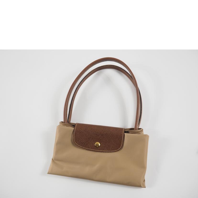 LONGCHAMP ロンシャン/ル プリアージュ ショルダーバッグL ベージュ//ABランク/79
