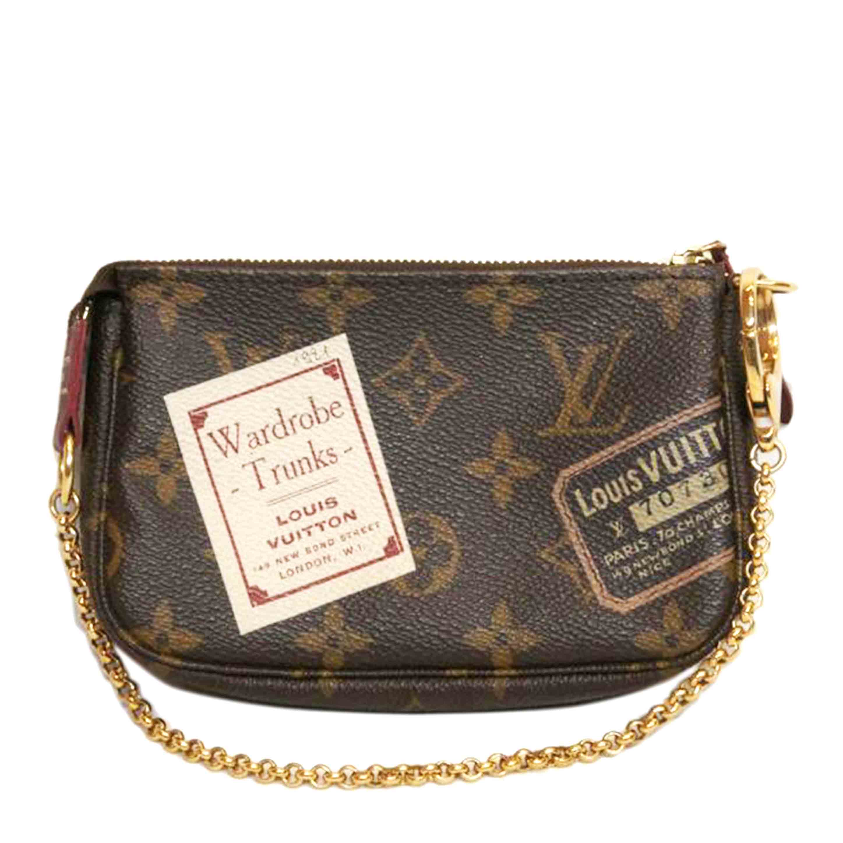 LOUIS VUITTONルイヴィトン/ミニポシェットアクセソワールラベルコレクション/M63798//DU3***/Aランク/92