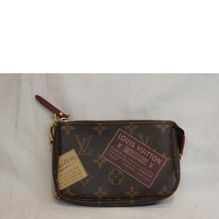 LOUIS VUITTONルイヴィトン/ミニポシェットアクセソワールラベルコレクション/M63798//DU3***/Aランク/92