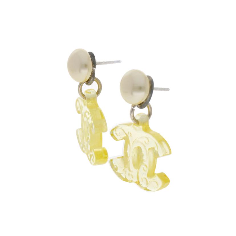 CHANEL シャネル/クリアココマーク/イミテーションパールピアス/A21307//03 */ABランク/18