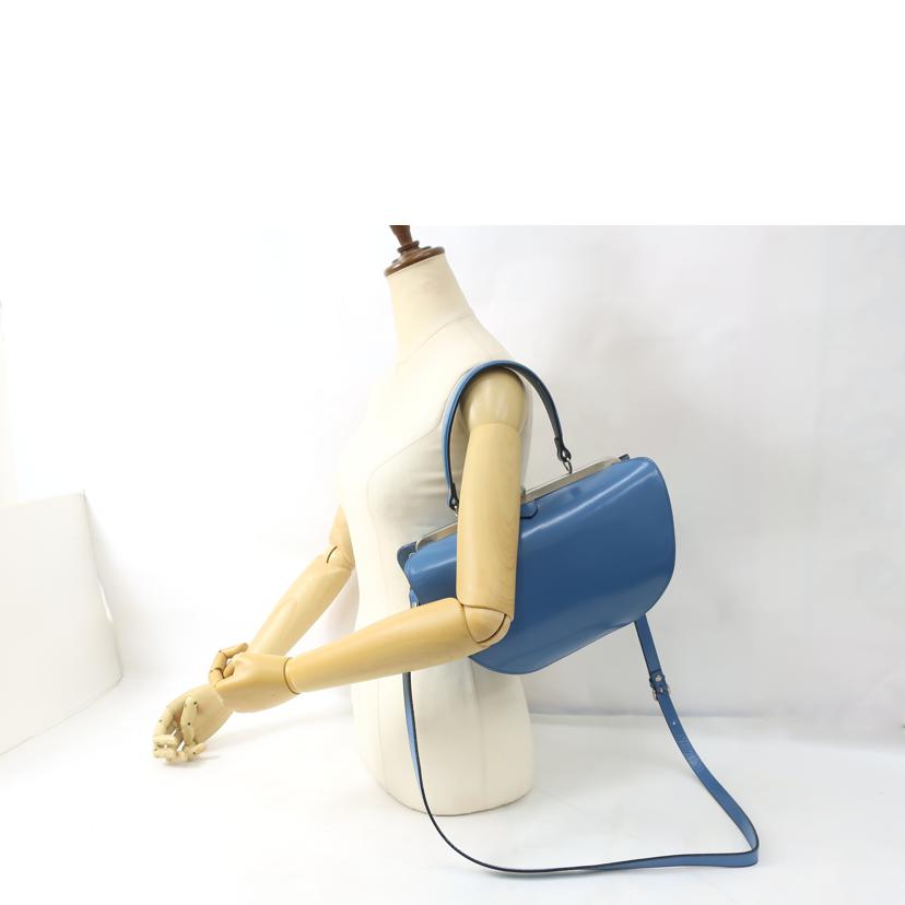 Dakota ダコタ/レザーショルダーバッグ 2WAY ライトブルー 水色//ABランク/65