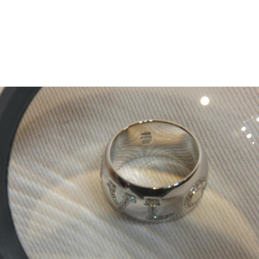 BVLGARI ブルガリ/K18WGモノロゴダイヤリング//☆2331VI/Aランク/92