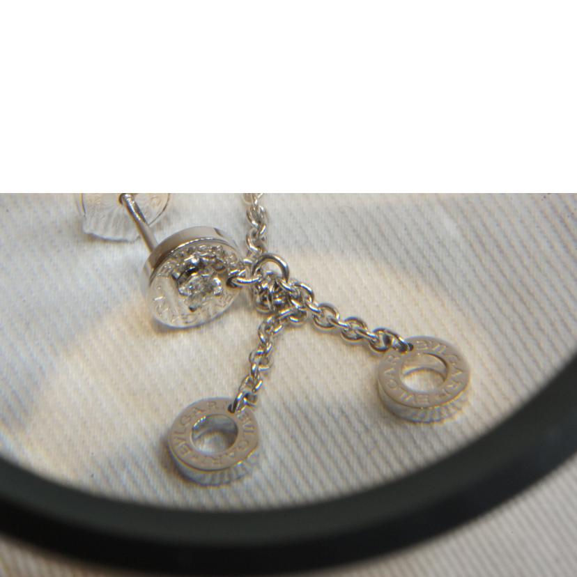 BVLGARI ブルガリ/K18WGエレメントダイヤピアス//☆3696AL/Aランク/92