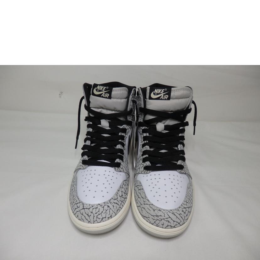 NIKE ナイキ/JORDAN1 セメントサファリ RETRO HIGH/DZ5485-052//Sランク/84