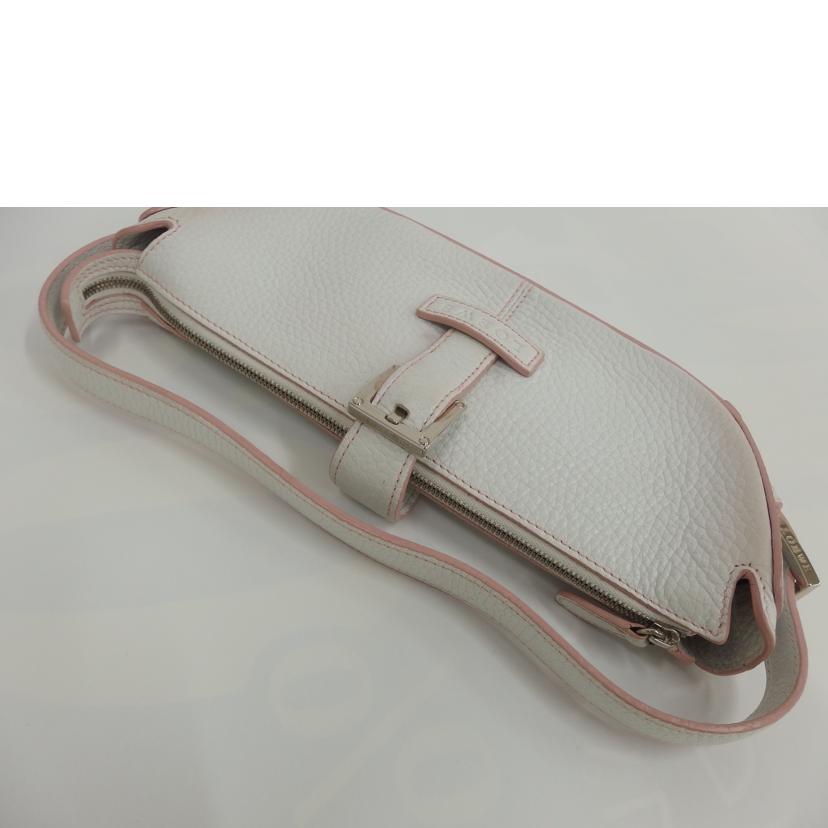 LOEWE ロエベ/ハーフムーン/ワンショルダー白//Bランク/82