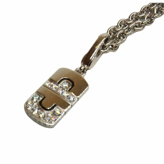 BVLGARI ブルガリ/K18WGパレンテシダイヤネックレス//☆2337AL/Aランク/92